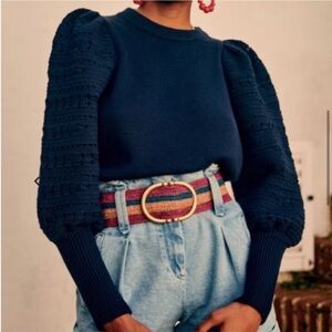 Sezane Orion jumper navy xs